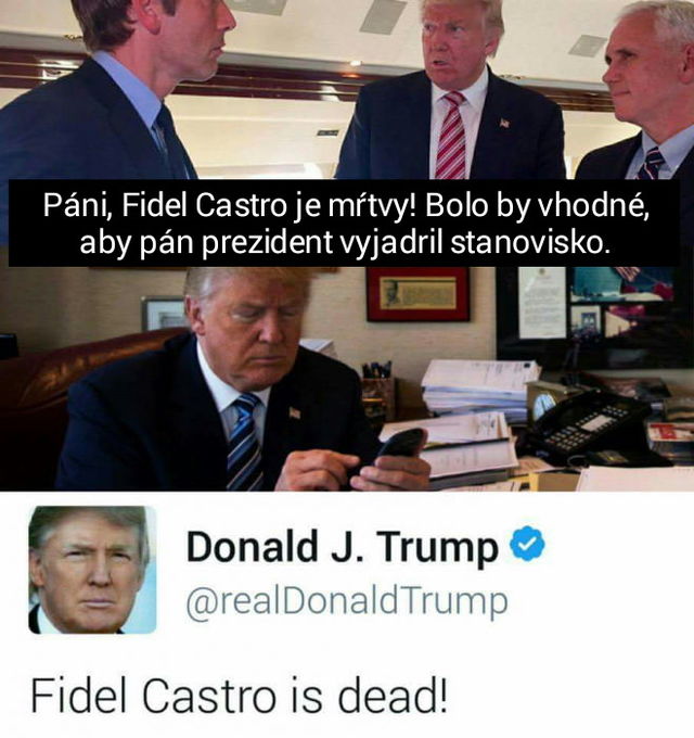 Donald Trump a jeho prehlásenie D: