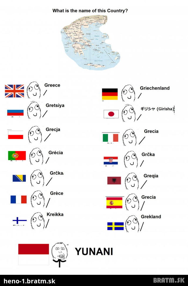 Grécko vo viacerých jazykoch pokračovanie :D