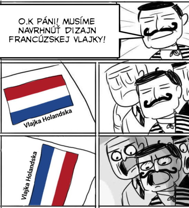 Príbeh o tom, ako vznikla vlajka Francúzska :D