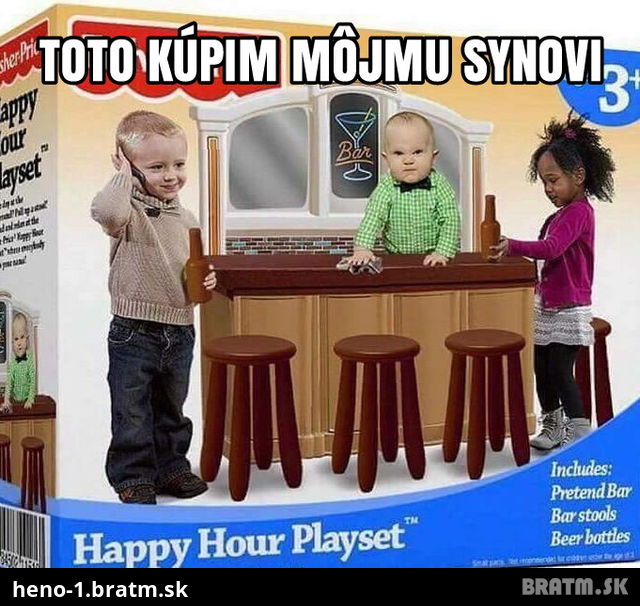 Ten barman je božský :D Rozkošné detičky