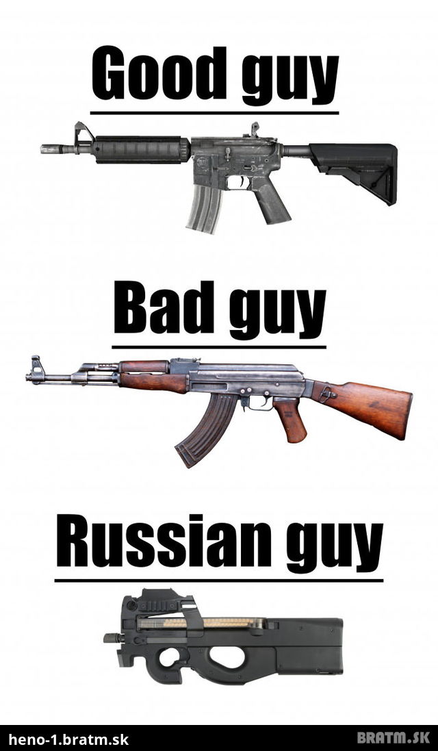 Viete aký je rozdiel medzi dobrý, zlým a ruským chlapcom?:D