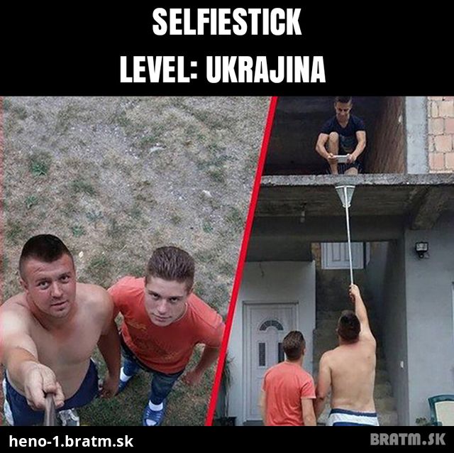 Takto sa fotí selfie na Ukrajine! :D