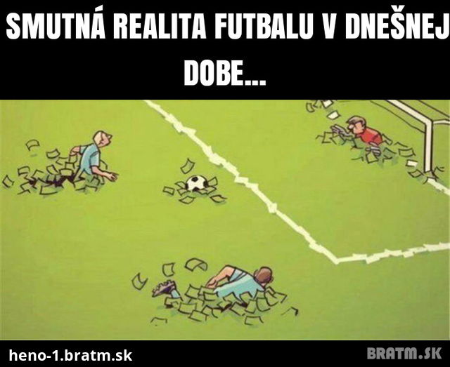 Aký máte pohľad na svet futbalu? Je toto naozaj pravda? Prosím o vyjadrenie do komentov