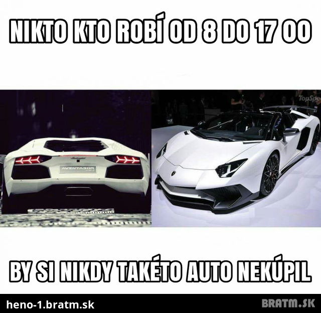 Ten kto sa živí svojími rukami, by si zo svojej mzdy aj keby taku mal asi toto nekúpil..čo vy nato?