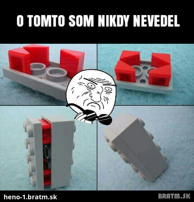 Vedeli ste o tomto triku s legom?:D