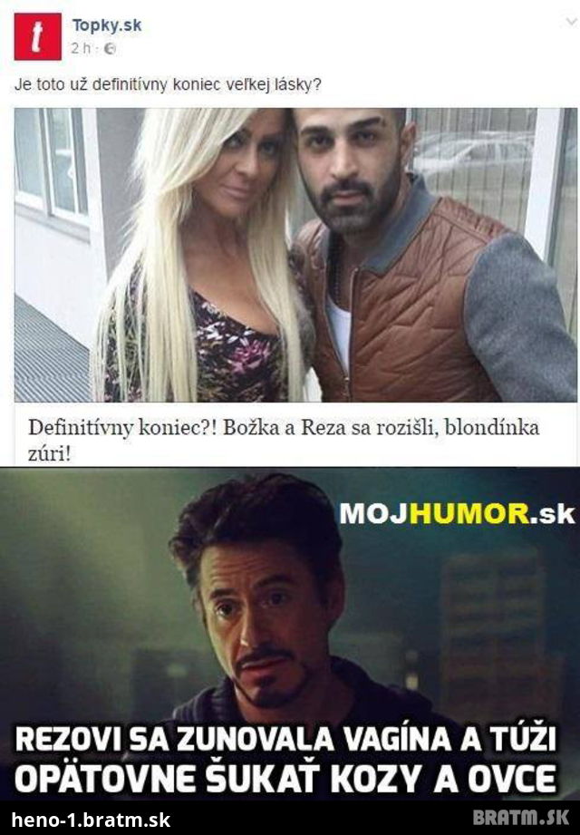 Reza má novú partnerku :D