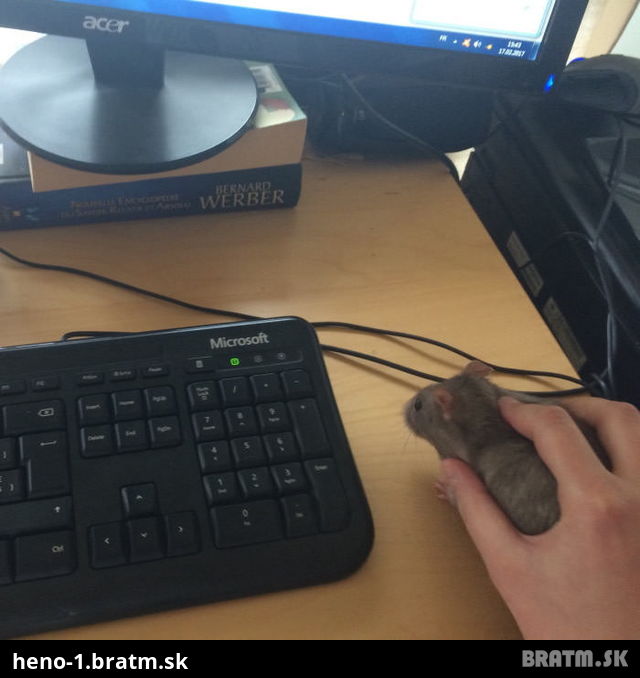 Upgrade mojej myšky na hranie :D