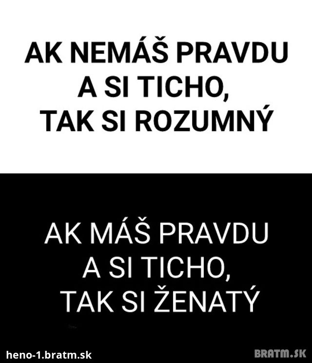 Životná pravda pre mužov :D