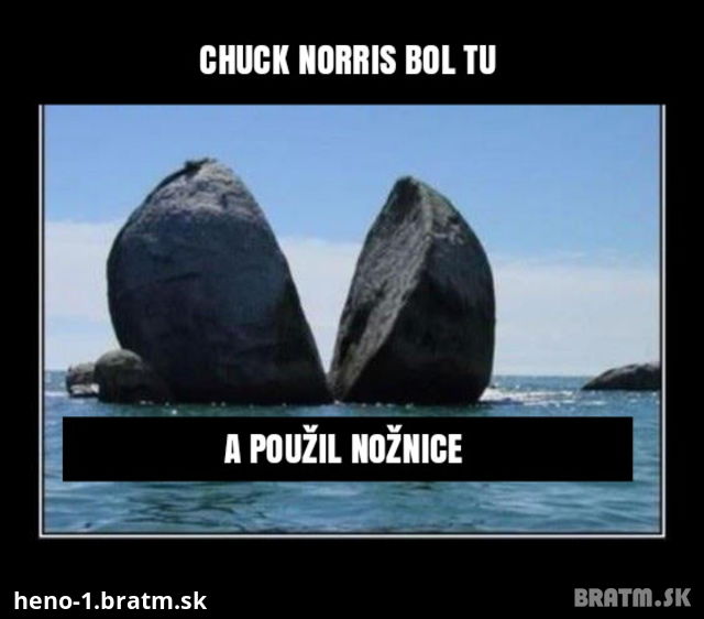 Chuck Norris tu bol!