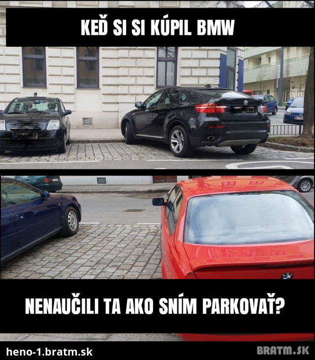 POST VENOVANÝ NIEKTORÍM MAJITELOM BMW