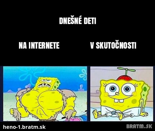 DETI - na internete VS na živo :D