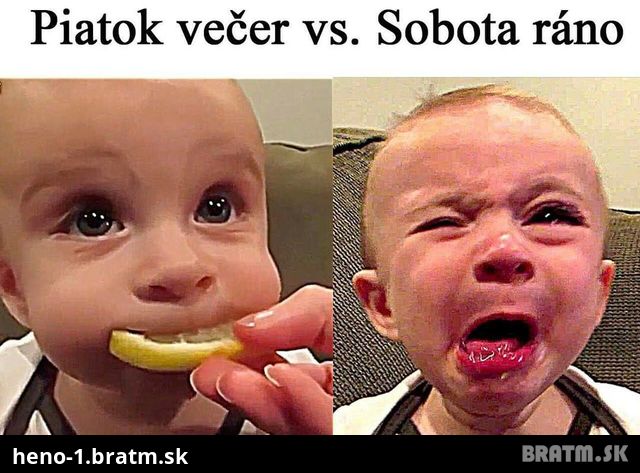 Piatok vs Sobota :D