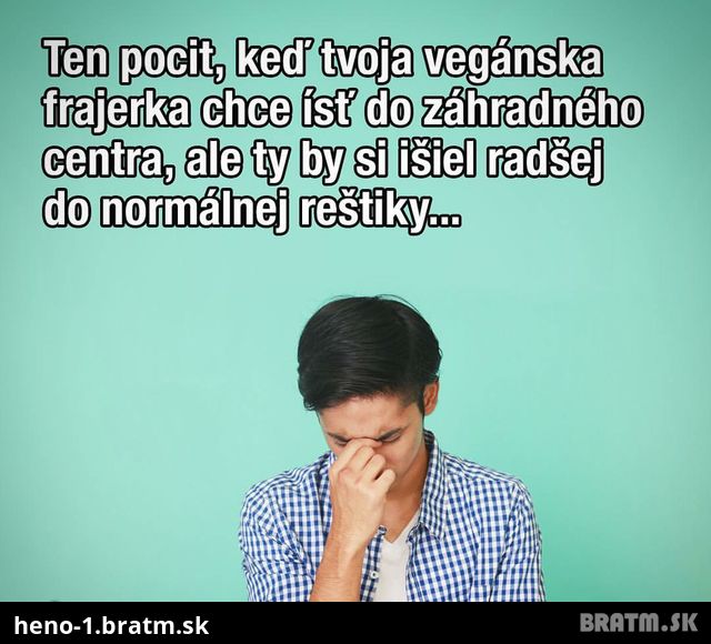 Chodíte s vegánom?