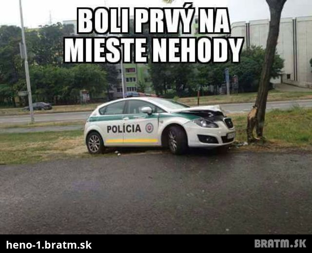 Rýchlosť policajnych zložiek v SR je neuprosna :D