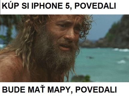 Iphone a mapy
