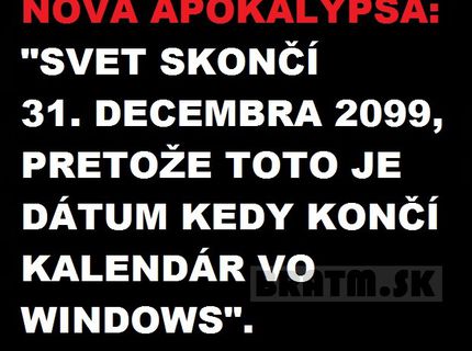 Nový koniec sveta :D:D