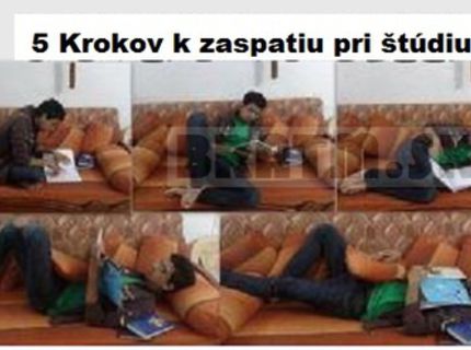 Kto sa takto pripravuje na skúškové?:D