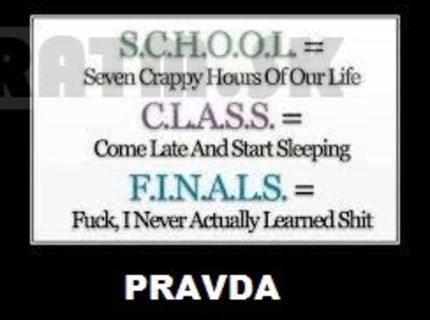 Pravdivé a výstižné :D