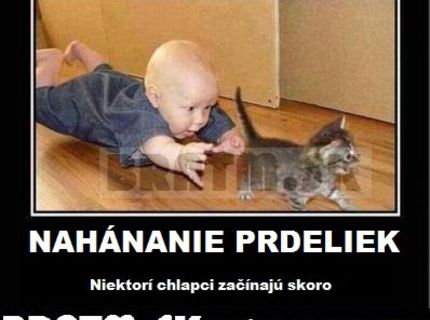Ach tí muži... niektorí sú poriadne čísla už v plienkach:D
