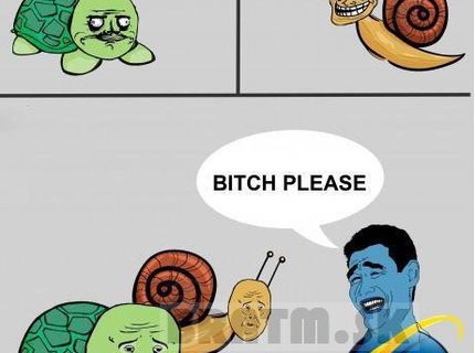 Rozhodnite, čo je pomalšie ? :D