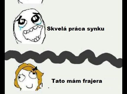 Reakcie otcov pri randení ich dietok :D