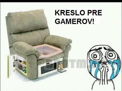 Kreslo pre gamerov :D