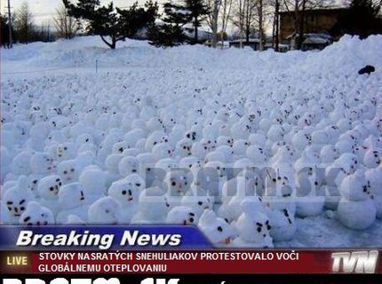Snehuliacky protest :D