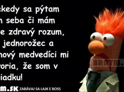Aj vy mávate tento pocit?:D ak hej treba vyhladať pomoc :D