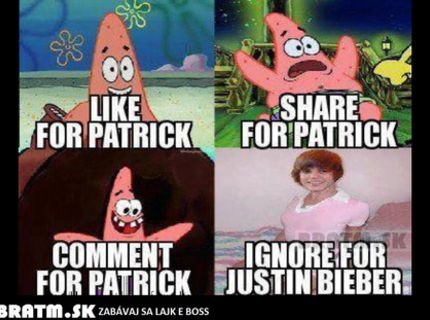 Justin Bieber vs Partick :D