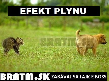 Tomuto sa povie efekt plynu :D