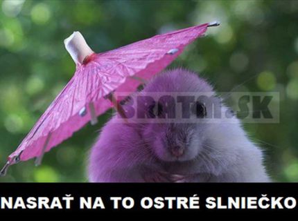 Ostré slnko? no problem :D