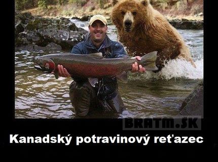 Takto vyzerá potravinový reťazec v Kanade :D
