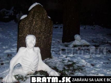 Týchto "snehuliakov" by som asi nechcel stretnúť v noci :D