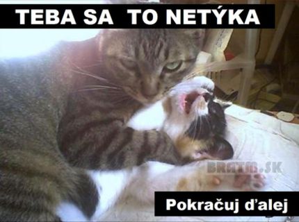 Teba sa to netýka :D