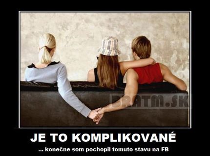 Nový stav na FB- je to komplikované :D