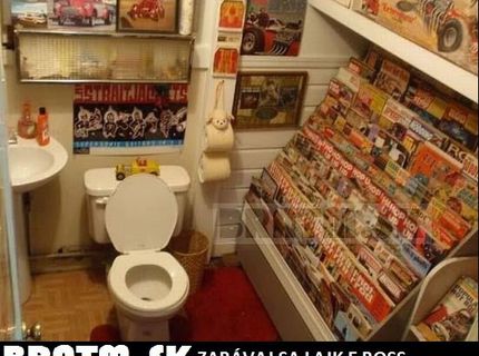 Pre tých, ktorí radi čítajú na toalete :D
