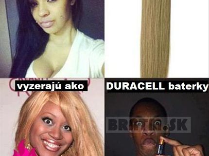 Ako vyzerajú černošky s blond vlasmi ? :D