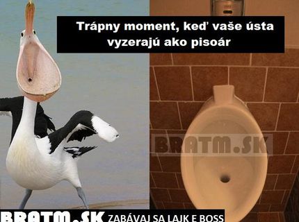 Keď ústa vyzerajú ako pisoár :D