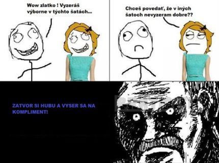 Kompliment pre ženu nie je vždy komplimentom :D