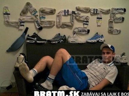 cool špinavé lacoste ponožky :D