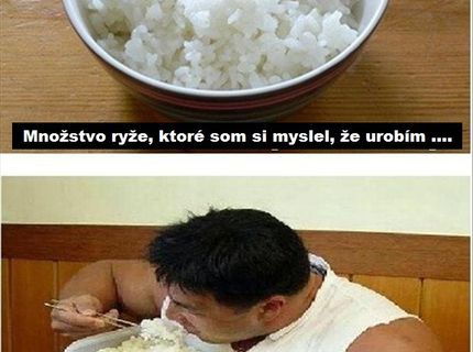 Aj vám sa to stáva, keď si robíte ryžu ? :D