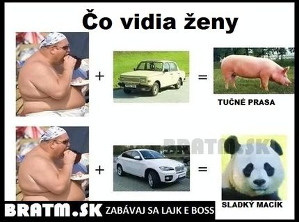 Čo vidia ženy ?! :D je to tak, čo myslíte ? :D
