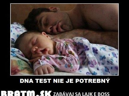 Úžasná podoba, test DNA nie je potrebný :)
