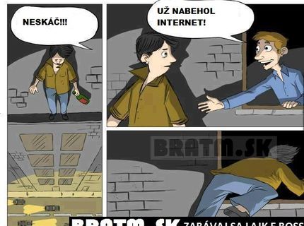 V minulosti bola dôvodom láska, dnes je to slabé pripojenie :D :D