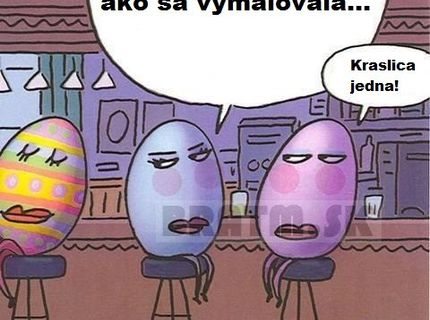 Vymaľovaná kraslica :D