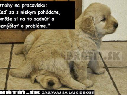 Čo zaručene pomôže vzťahom na pracovisku :D