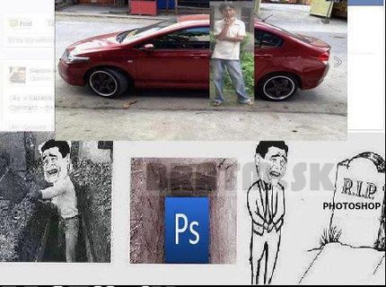 ČO poviete na tento ,,profesionálny,, photoshop ? :D :D