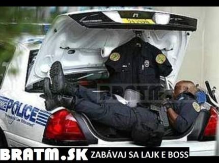 A vraj naši policajti nejdú príkladom...OMYL ! Americké zložky si berú z nich príklad :D