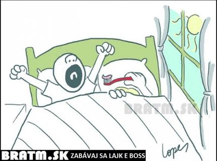 Ráno to je niekedy fakt kruté :D