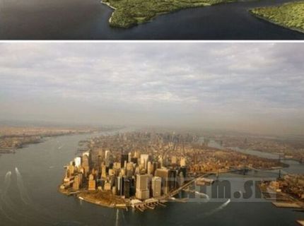 Ako vyzeral Manhattan kedysi a ako vyzerá dnes...
